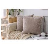 Regal Home Cut Leaf 20x20 Square Throw Pillow