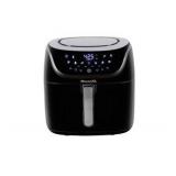 PowerXL Vortex Pro Air Fryer 8qt - Black: 1700W, Nonstick, Dishwasher-Safe, Automatic Shut-Off