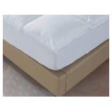 Queen Saint James Home Brand Elegant Premium Overfilled 1 in. Queen Sized Polyester Mattress Topper