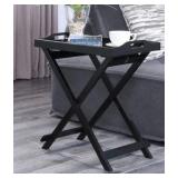 Convenience Concepts Designs2Go Folding Tray Table, Black