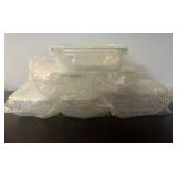 14 Piece Locking Glass Food Storage Containers. Combination of Square and Round