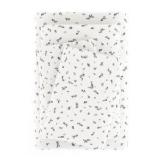 King - Spotted Leaves 4-Piece Patterned Sheet Set - 1 Fitted Sheet, 1 Flat Sheet, 2 Pullow Cases