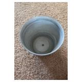 Natural IronStone Garden/Flower Pot, 1.99 Gallon Size 10 Inches Wide Gray Color