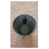 Natural IronStone Garden/Flower Pot, 1.32 Gallon 8-Inches Wide Charcoal Gray-Brownish Color