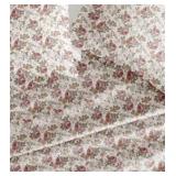 Sheet Set Patterned Microfiber Ultra Soft Bedding in Blooming Floral Queen Sized Bed