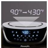 PowerXL Vortex Pro Air Fryer 8qt - Black: 1700W, Nonstick, Dishwasher-Safe, Automatic Shut-Off