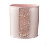 Popular Bath Sinatra Modern Bath Waste Basket Modern Classic Contemporary Decorative Beautiful Designs Bathroom Decor for Home Luxury Bath, Blush Pink Color (The Last Picture Is Deceiving as the Camer