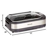 PowerXL Smokeless Grill with Tempered Glass Lid and Turbo Speed Smoke Extractor Technology | Retail $239