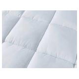 Queen Saint James Home Brand Elegant Premium Overfilled 1 in. Queen Sized Polyester Mattress Topper