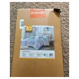 Full/Queen Intelligent Design Comforter Set, Watercolor Queen Bedding Sets, Tie Dye Comforter Set for Teen Girl & Boys, 4 Pieces Cassiopeia Comforter, Sham, Throw Pillow Full/Queen Pink/Blue