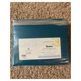 Queen Size Bed Sheets - Breathable Luxury Sheets with Full Elastic & Secure Corner Straps Built In - 1800 Supreme Collection Extra Soft Deep Pocket Bedding, Sheet Set, EXTRA DEEP pocket - Queen, Teal