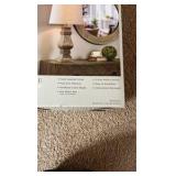 Roanoke Table Lamp | 100 Watts Max | 3 way switch | base cracked needs epoxy 30.25H x 15W x 15D