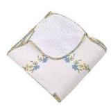 Queen | Heather White Queen Embroidered Cotton Bedspread