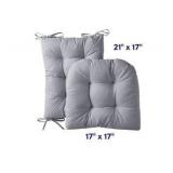 Rocking Chair Cushion Premium Pads Non Skid Slip Backed Set of Upper and Lower with Ties JUST THE CUSHIONS CHAIR NOT INCLUDED