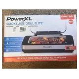 PowerXL Smokeless Grill with Tempered Glass Lid and Turbo Speed Smoke Extractor Technology | Retail $239