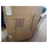 Lylia 2 Drawer Nightstand- NST9605A | Retail $333 | Walnut with Black Legs