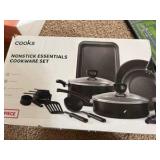 Cooks Brand 30-pc Aluminum Non-Stick Cookware Set