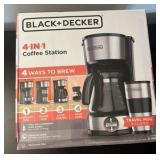 BLACK+DECKER CM0755S 4-in-1 - FIVE-Cup Coffee Station Coffeemaker, Stainless Steel