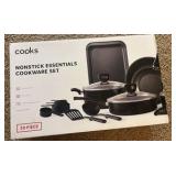 Cooks Brand 30-pc Aluminum Non-Stick Cookware Set