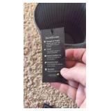 Natural IronStone Garden/Flower Pots, Two Small Pots 6 Inches Wide 0.4 Gallon Size Brown Color With Decorative Lines