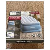 Beautyrest Sensarest Air Mattress with Inset Pump Twin Sized Blow Up Bed 39 x 75 x 14