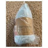 Sheet Set Patterned Microfiber Ultra Soft Bedding in Modern Circles Queen Sized Bed