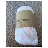 Romantic Damask Pattern 3-Piece Duvet Cover Set King and Cali King Bed Sized