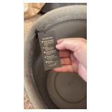 Natural IronStone Garden/Flower Pot 14-Inches Wide 3.6 Gallon Dark Brownish Gray Color