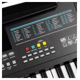 Rockjam 61 Key Electronic Keyboard LED Display, Four-Piece Set, Great for Lessons and Beginners