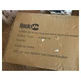 Rockjam 61 Key Electronic Keyboard LED Display, Four-Piece Set, Great for Lessons and Beginners