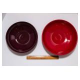 Set of Two Fiesta Serving Bowls – Cinnabar & Scarlet