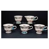 1996 Limited Edition Baileys Irish Cream “Winking” Cup Set with Creamer