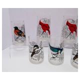 Set of 7 Vintage Songbird Drinking Glasses – Anchor Hocking