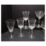 Assorted Fancy Drinking Glassware – Set of 9