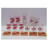Leinenkugel Glassware & Coasters Set
