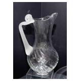 Set of 3 Glassware Pieces – Pitcher, Bowl & Vas
