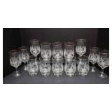 Vintage Libbey’s Arby’s Winter White Frosted Christmas Tree Glassware Set – Tumblers & Stemware