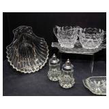 Variety of Intricate Cut Glassware