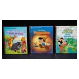 Set of Vintage Little Golden Books – Disney Titles + Storyland Collection