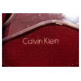 Calvin Klein Women’s Red Wool Blend Coat – Medium/Large