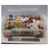 Christmas Gift Tags and Storage Container