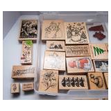 Christmas Themed Rubber Stamps – Crafting Lot