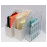 Craft Paper and Three File Folder Storage Organizers