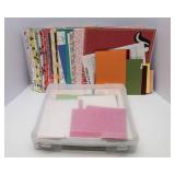 Scrapbooking Paper & Storage Container