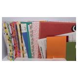 Scrapbooking Paper & Storage Container