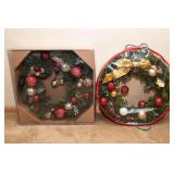 Set of 2 Christmas Wreaths