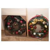 Set of 2 Christmas Wreaths