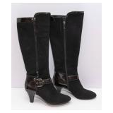 Circa by Joan & David “Carita” Black Leather Boots – Women’s Size 7.5