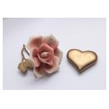 Roman Inc. Holiday Traditions “The Christmas Rose” with Additional Rose & Heart