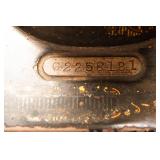 Antique Singer Treadle Sewing Machine Table and Singer Sewing Machine